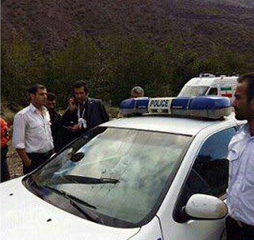 حسام نواب صفوی تصادف کرد