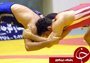 پایان کار رقابت های کشتی فرنگی بزرگسالان گیلان