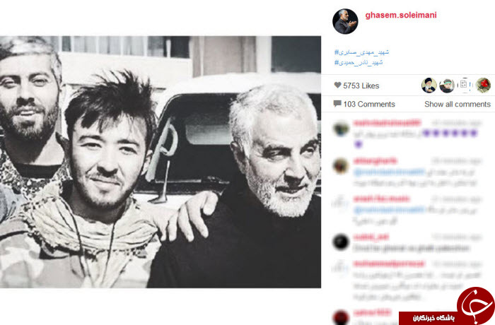 سلفی سردار سلیمانی با دو شهید+ عکس