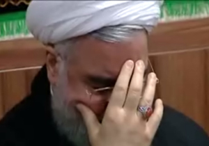 وقتی موذن زاده نوحه می خواند و رییس جمهور گریه می کند + فیلم