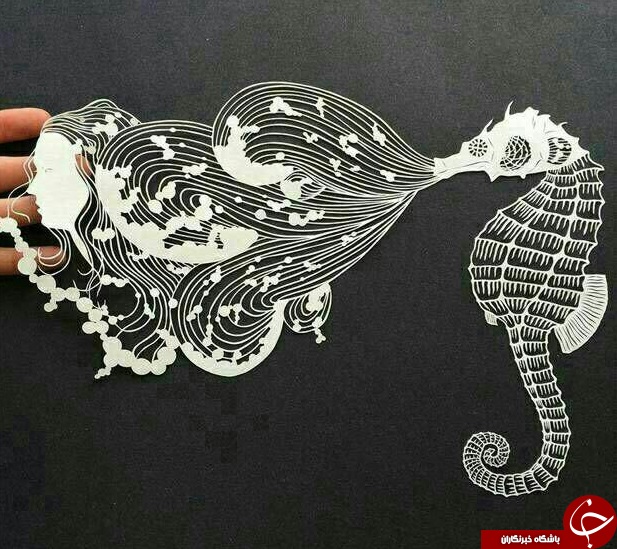 مجسمه هایی باورنکردنی از کاغذ + تصاویر