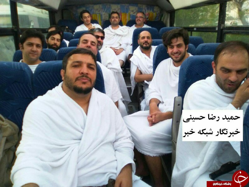 آخرین عکس سلفی تیم رسانه ای صدا و سیما قبل از مناسک حج + عکس  /// در حال کار 3مین دیگه امادس