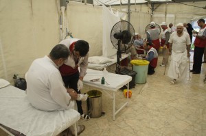 تصاویری از امدادرسانی به حادثه دیدگان رمی جمرات