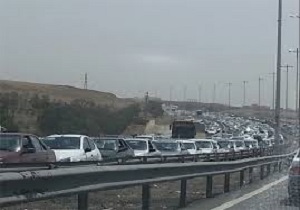 ترافیک سنگین در محوره های استان