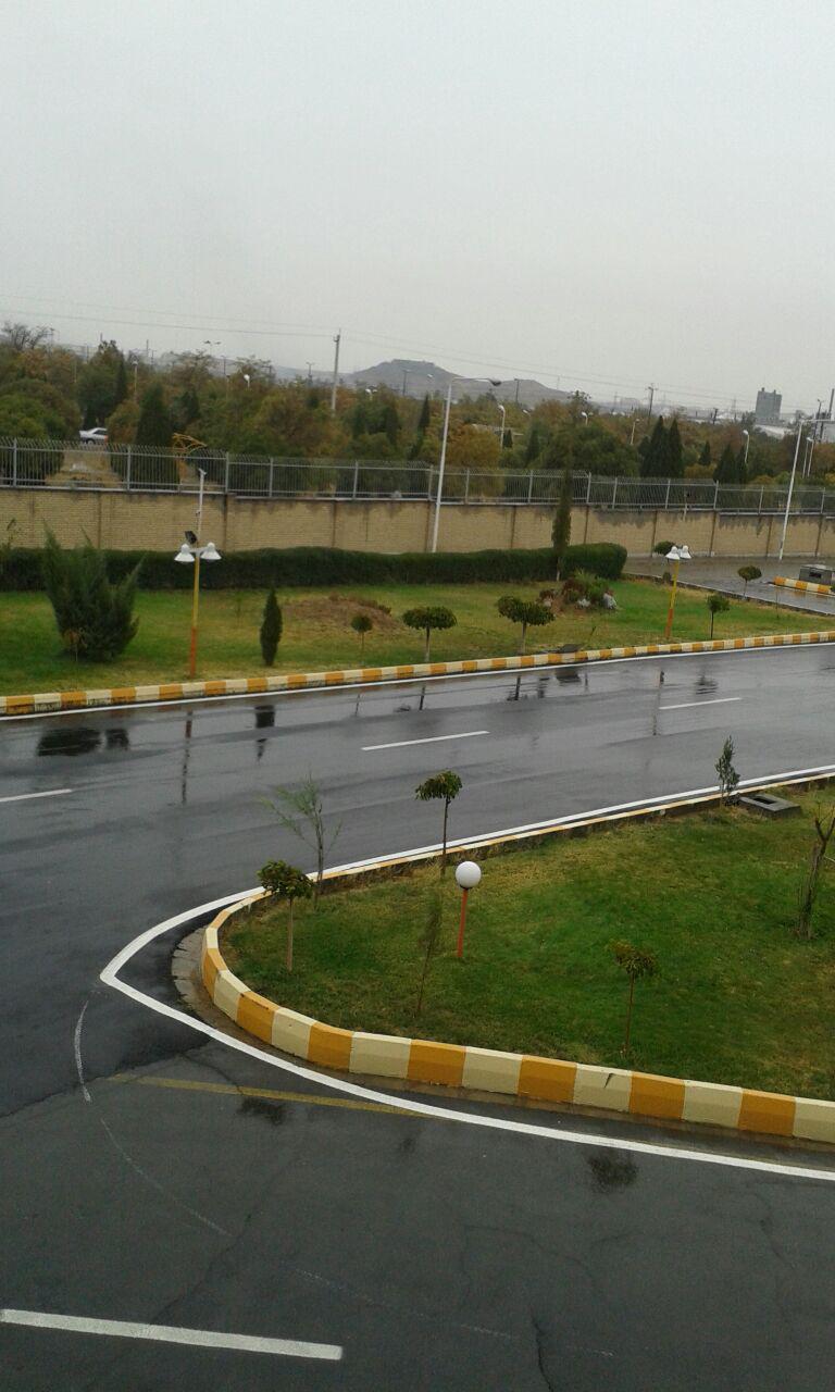 بارش باران پاییزی در اراک