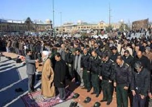 اقامه نماز ظهر عاشورا در 5 نقطه قزوین