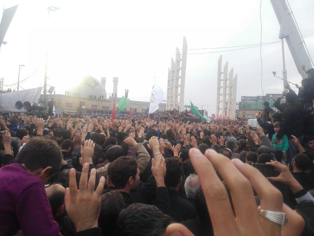 دسته عزاداری حسینیه اعظم زنجان + تصاویر