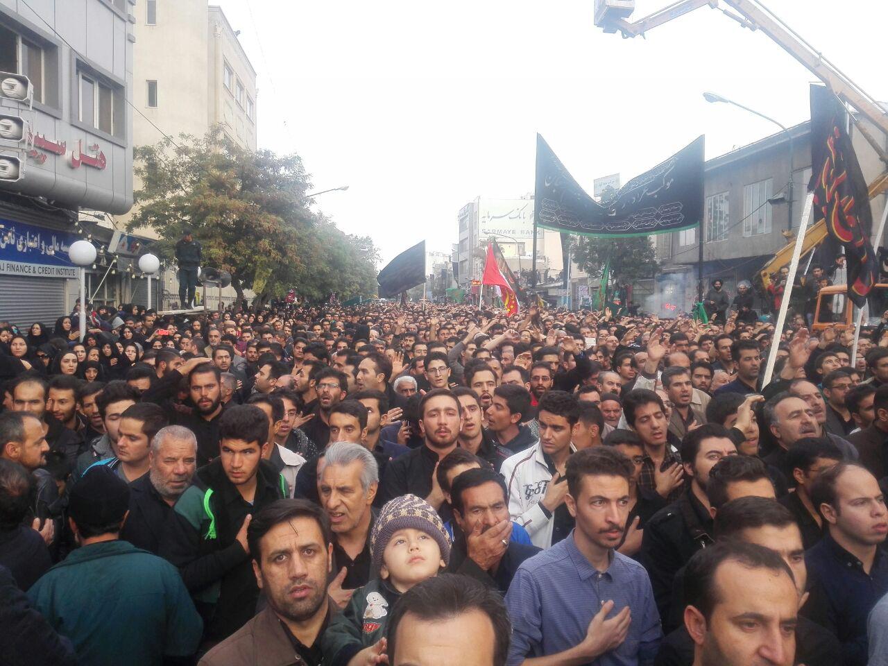 دسته عزاداری حسینیه اعظم زنجان + تصاویر