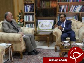 دیدار کاردار انگلستان با استاندار گیلان