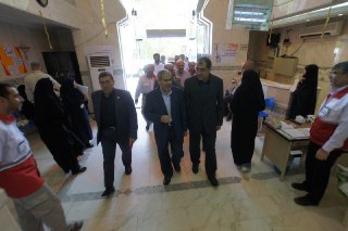 گزارش تصویری عیادت وزیر بهداشت از مصدومان حادثه منا در بیمارستان مکه