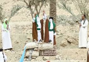 بازسازی واقعه بزرگ قدیر در تاکستان
