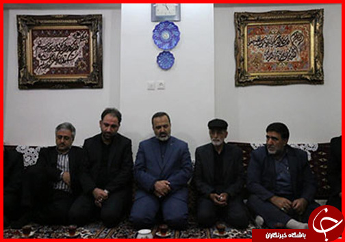 دیدار استاندار خراسان رضوی با خانواده محسن حاجی حسنی کارگر از قربانیان حادثه منا+تصاویر