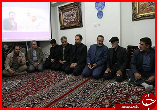 دیدار استاندار خراسان رضوی با خانواده محسن حاجی حسنی کارگر از قربانیان حادثه منا+تصاویر