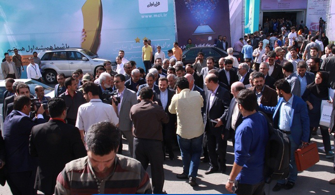 حضور وزیر ارتباطات در شانزدهمين نمايشگاه تلکام + تصاوير