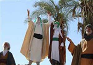 بازسازی واقعه غدیر خم در ۵ شهرستان هرمزگان