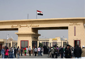 بازگشايی گذرگاه مرزی رفح در نوار غزه