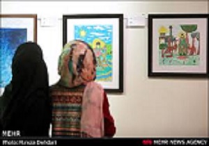 افتتاح نمایشگاه نقاشی منتخب هنرهای تجسمی در قزوین