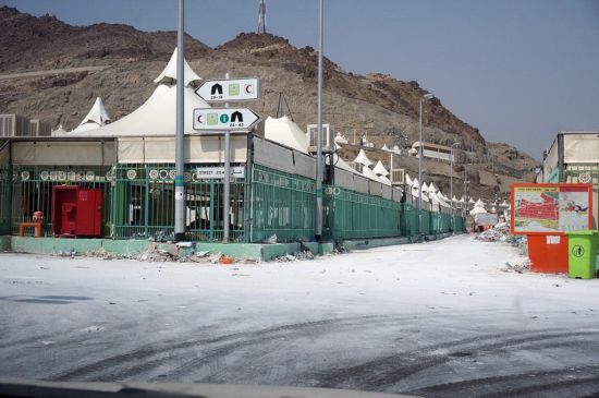 خيابان 204 ، قبل و بعد از فاجعه منا + تصاویر