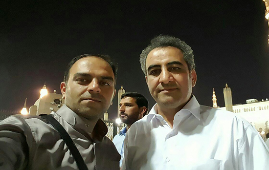 آخرین تصاویر رکن آبادی و حمید رضا حسینی در مکه