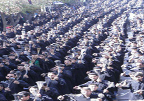 زنجیر زنی خاص ابرکوهی ها در محرم