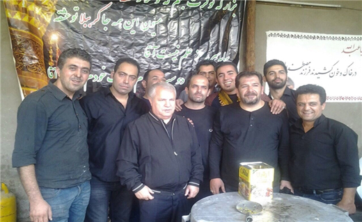 عزاداری علی پروین در ظهر تاسوعا + عکس