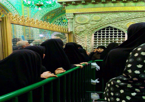 روش جدید زیارت امام رضا(ع)+ تصاویر