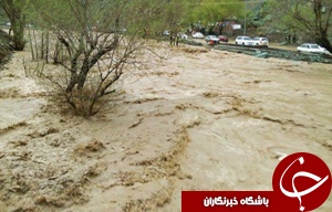 طغیان رودخانه بالارود در اندیمشک