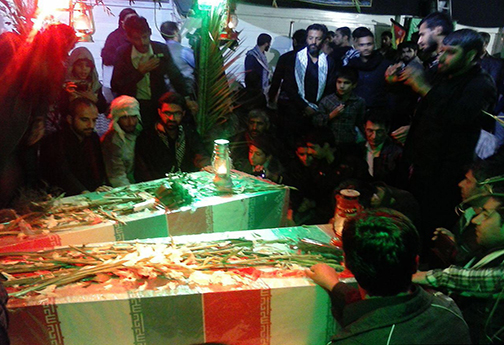آسمان شهر کویری زاهدان با ورود سه تن از شهدای گمنام گریست