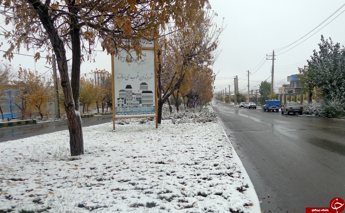 برف پاییزی ایران را سفید کرد + تصاویر