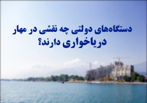 نقش دستگاه&zwnj;های دولتی در مهار دریاخواری چیست؟