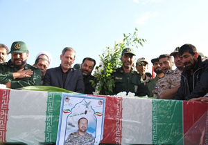 پیکر شهید مدافع حرم در شهرکرد تشییع می شود