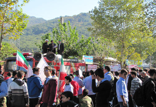 مراسم 13 آبان در سراسر ایران در حال برگزاری است+تصاویر