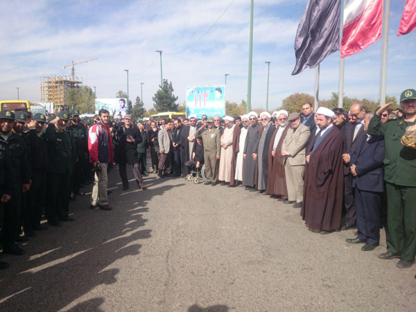 استقبال از دو شهید سرافراز در قزوین