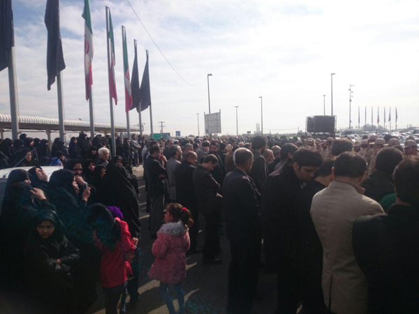 استقبال از دو شهید سرافراز در قزوین
