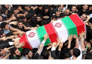 ورود پیکر مطهر مدافع حرم سید میلاد مصطفوی به ایران