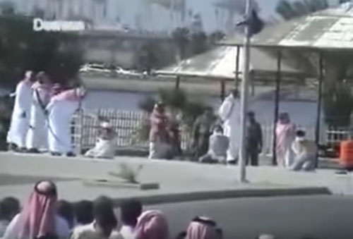 انتشار فیلم مراسم گردن زنی در عربستان (تصاویر و 18+)