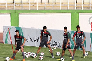 گزارش تمرین امروز تیم ملی فوتبال