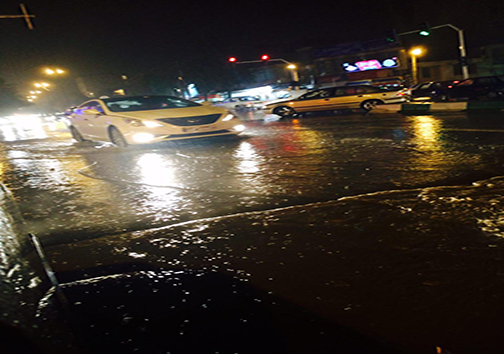آغاز بارش باران در استان کرمانشاه + تصاویر