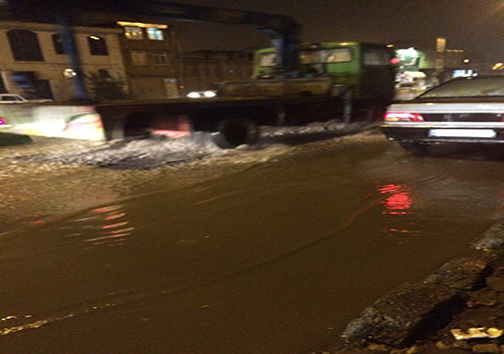 آغاز بارش باران در استان کرمانشاه + تصاویر