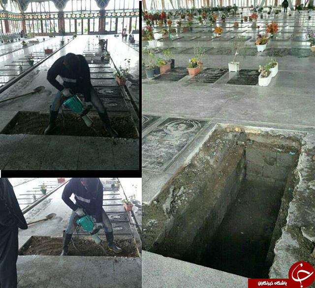 خانه ابدی مدافع حریم گیلانی شهیدسید اسماعیل سیرت نیا