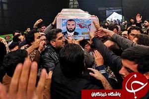 تشیيع پيکر مطهر شهيد مدافع حرم در رشت