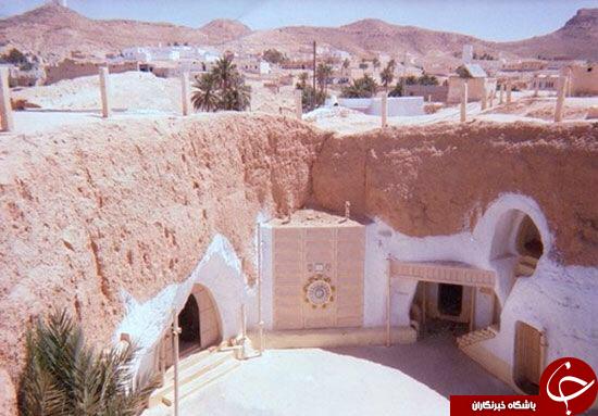 شهری زیر زمینی و تاریخی &laquo;مطماطه&raquo; در تونس +عکس
