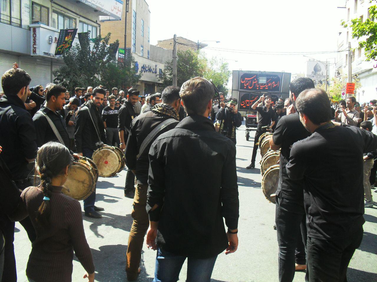 عزاداری روز عاشورا در شاهچراغ شیراز