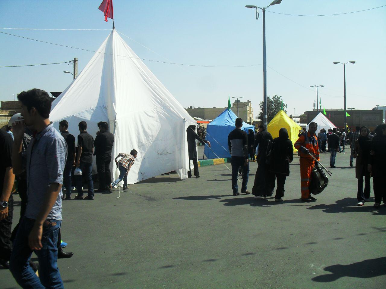 عزاداری روز عاشورا در شاهچراغ شیراز