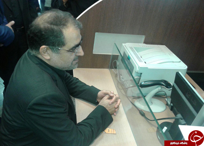 وزیر بهداشت خون اهدا کرد + تصاویر