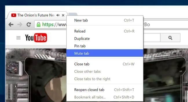 تب مرورگرها را بی صدا کنید + آموزش