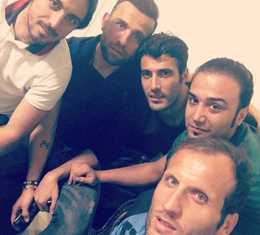 شب نشینی بی حاشیه کاپیتان های استقلال و پرسپولیس