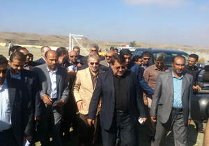 بازدید معاون راهبردی رییس جمهور از منطقه سیل زده هرمزگان