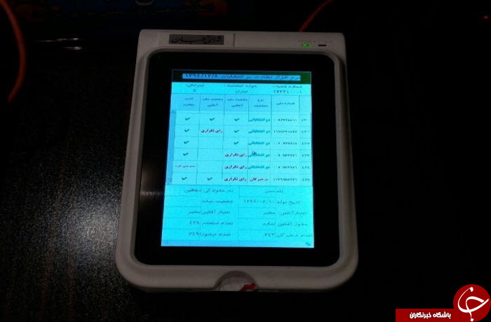 اولین تصاویر از صندوق های رای الکترونیک+ تصاویر