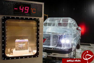 رانندگی با خودروی یخی+عکس
